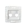 LOGI Adapter gniazda RJ45 (2x RJ45 Jack) bez gniazda 02-1419-002 bi 25936 KANLUX