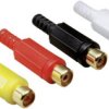 TRU COMPONENTS TC-2501073 Złącze męskie RCA/Cinch, złocony, 1 zest.