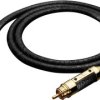 Kabel RCA, Oehlbach, wtyk RCA / wtyk RCA, czarny, 0,5 m