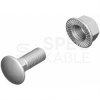 BAKS Śruba SGK M8x14 mm z łbem grzybkowym + nakrętka 100szt