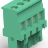 PCB terminal, 2 pole, pitch 5 mm, AWG 30-12, 15 A, screw connection, green, 284046-2
