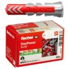 Kołki rozporowe uniwersalne DuoPower 6x30mm 2-składnikowe do wszystkich typów podłoża FISCHER 100szt