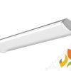 Oprawa świetlówkowa z kloszem (EVG) ZEFIR 600mm 230V T8 G13 2x18W biały OS-OZE218-01 GTV