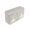 Gniazdo z wyłącznikiem różnicowoprądowym, 13A, l. ścieżek: 2, Pasywny, 30mA, Montaż powierzchniowy, 250 V, IP40 2