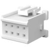 Plug housing, 8 pole, pitch 2.5 mm, straight, white, 1969540-8