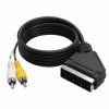 Kabel SCART-2*RCA 1,2-1,5m AUDIO