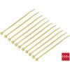 TruComponents 40508 Cable tie 150mm 3.6mm Light brown High temp 100 pcs