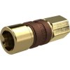 Quick-release coupling, L 49 mm, 35 bar, brass, for Pneumatic, 136990