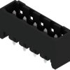 Pin header, 5 pole, pitch 5.08 mm, straight, black, 1838240000