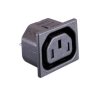 Złącze IEC, na Zatrzask Męski 10A Proste Bulgin