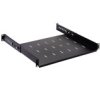 Półka Regulowana Do Szafy Rack 19 Cali 1U 350Mm Czarna