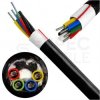 Kabel światłowodowy A-DQ(ZN)2Y 48 włókien SM G.657.A1 wielotubowy (4x12J) zewnętrzny bezhalogenowy LSOH czarny TKF