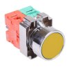 Techna PtecMetPNYellow Yellow Flush Push Button Switch Metal 10A 1NO-1NC