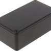 Aluminum die cast enclosure, (L x W x H) 112 x 60 x 42 mm, black (RAL 9005), IP56, 1590BSBK