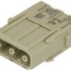 Wtyk; Han Modular; 09140032601; 3 tory; poliwęglan; proste; zaciskany; 40A; 690V; szary; 2,5÷8mm2; Harting; RoHS
