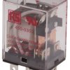 Przekaźnik mocy 110V ac DPDT RS PRO 1.2W, Wciskane 3830Ω Styk płytki drukowanej