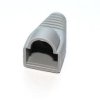Osłonka wtyku RJ45 z odgiętką (10szt) szara /1192