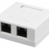 Gniazdo UTP kat. 6 2 x RJ45 kompletne NT CU.GN.00142