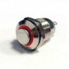 Przycisk wandal; chwil. wyst.12mm czerwony