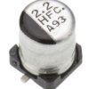 Kondensator 2.2μF 50V dc SMD Panasonic 4 (Dia.) x 5.4mm