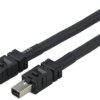 Connection cable, 1 m, plug straight to plug straight, 0.129 mm², AWG 26, 1-2205132-2