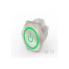 TE Connectivity AV1610P612R04 AV16 Pushbutton SW 0.4VA LED Green 12V