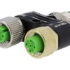 7000-41161-0000000 Trójnik M12 męskie, M12 żeńskie x2 kod A-DeviceNet / CANopen