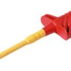 Clamp test probe, red, max. 5.5 mm, L 127.5 mm, CAT III, socket 4 mm, 972309101