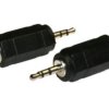 Redukcja wt.Jack 3,5/gn.Jack 2,5 stereo plastik