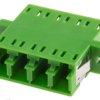 Adapter światłowodowy typ LC do LC Duplex Jednomodowy Zielony RS PRO