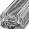 Through terminal block, screw connection, 0.2-10 mm², 41 A, 8 kV, gray, 1075387