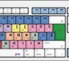 LKB-MCOM4-CWMU-DE Keyboard, USB, for Avid Media Composer