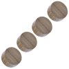 Magnetoplan 1665451 Magnet Circle 30 mm Walnut 4 pcs