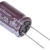 Kondensator 1000μF 50V dc Radialny, Otwór przelotowy Nichicon roztaw: 7.5mm 16 (Dia.) x 25mm
