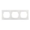 DOMO Ramka 3 potrójna pozioma 01-1480-002 biała 24764 KANLUX