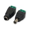 Connector set DC plug 2.1 x 5.5 mm