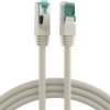 Patch cable, RJ45 plug, straight to RJ45 plug, straight, Cat 6A, S/FTP, LSZH, 0.25 m, gray, MK6001.0,25G