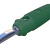 Wtyczka bananowa SKS Hirschmann VQ 20 ziel. 4mm
