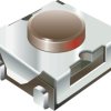Klosz do przycisku dotykowego Bourns SPST Biały 100mA IP67 Przycisk 6.2 mm 4.8 mm Powierzchnia