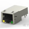 Złącze RJ45, OEG Złącze RJ45 Żeńskie Płyta Cat5 TE Connectivity Ekranowane Kąt prosty 1-żyłowe 1