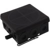Wiska 10109587 Junction box (L x W x H) 86 x 86 x 41 mm Black IP55