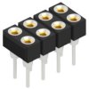 Socket header, 8 pole, pitch 2.54 mm, straight, 10041105