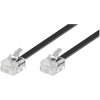 Goobay 50319 Cable RJ11 to RJ11 Black 10m Phone & Telecom