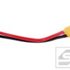 Wtyk XT60 męski z przewodem 10cm AWG16; 2 tory;