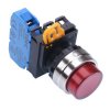 YW4L-M2E10Q0R Red 22mm Metal Bezel Momentary Push Button Switch NO IP65 IDEC