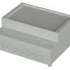 ABS/PC enclosure, (L x W x H) 257 x 217 x 112 mm, light gray (RAL 7035), IP65, 41250609