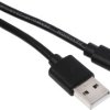 Kabel USB Złącze A USB A Złącze B Micro USB typu B dł. 1.8m Przewód USB USB 2.0 kolor: Czarny