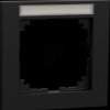 MEG4011-3603 M-PURE Rahmen 1-fach Recyceld Plastic schwarz