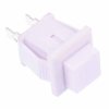 White Square Momentary Off-(On) Push to Make Switch 1A SPST