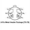 Aerospace Low Noise, Matched Dual NPN Transistor